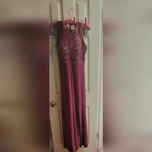 Burgundy gem of a dress